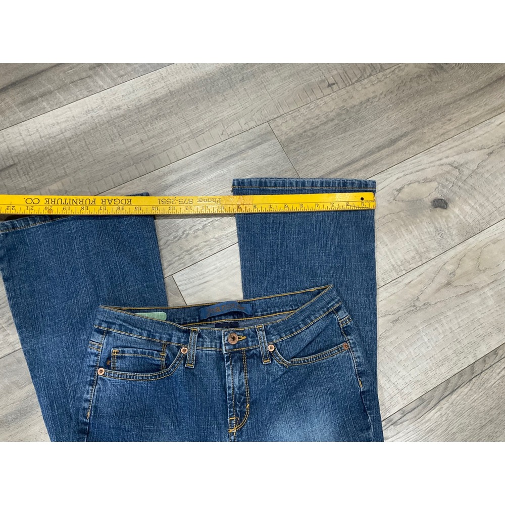 Jeans by Star Womens 6 Petite Bootcut Denim Jeans Medium Wash Stretch Flare Leg - Picture 3 of 9
